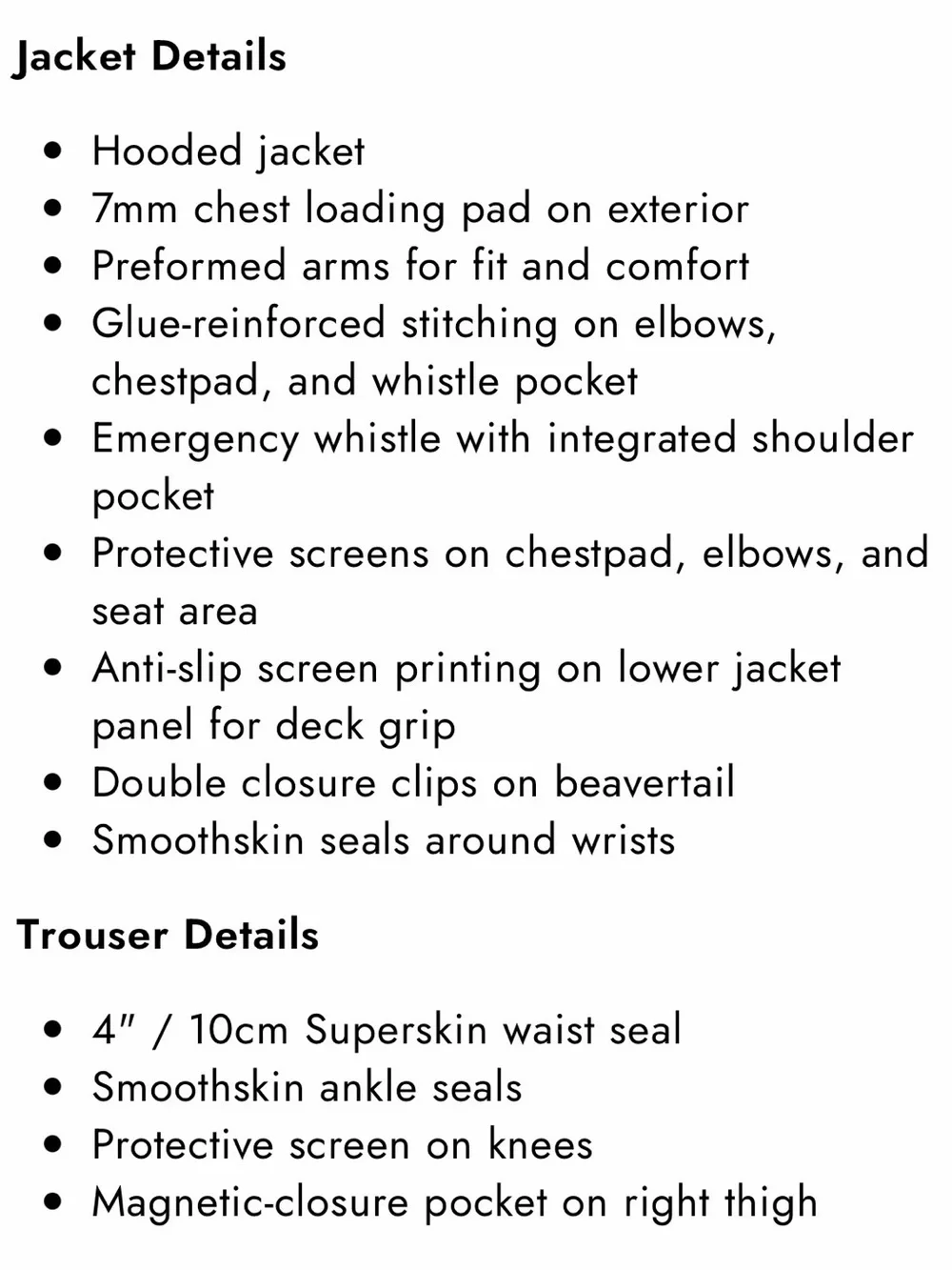 Waihana Women’s Two Piece Wetsuit - Long Sleeve